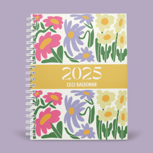 PLANNER DIARIO - FLORES