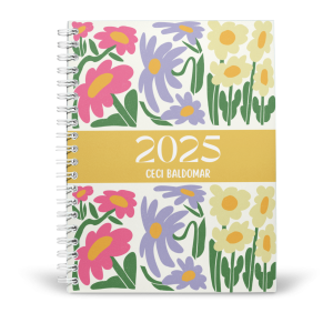 PLANNER DIARIO - FLORES